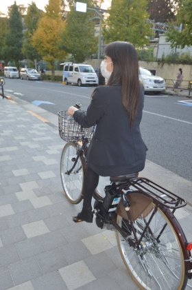 吉田さん自転車